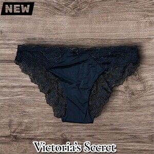 New NWT Victoria’s Secret Lace Bikini Panty – Black – Size XL